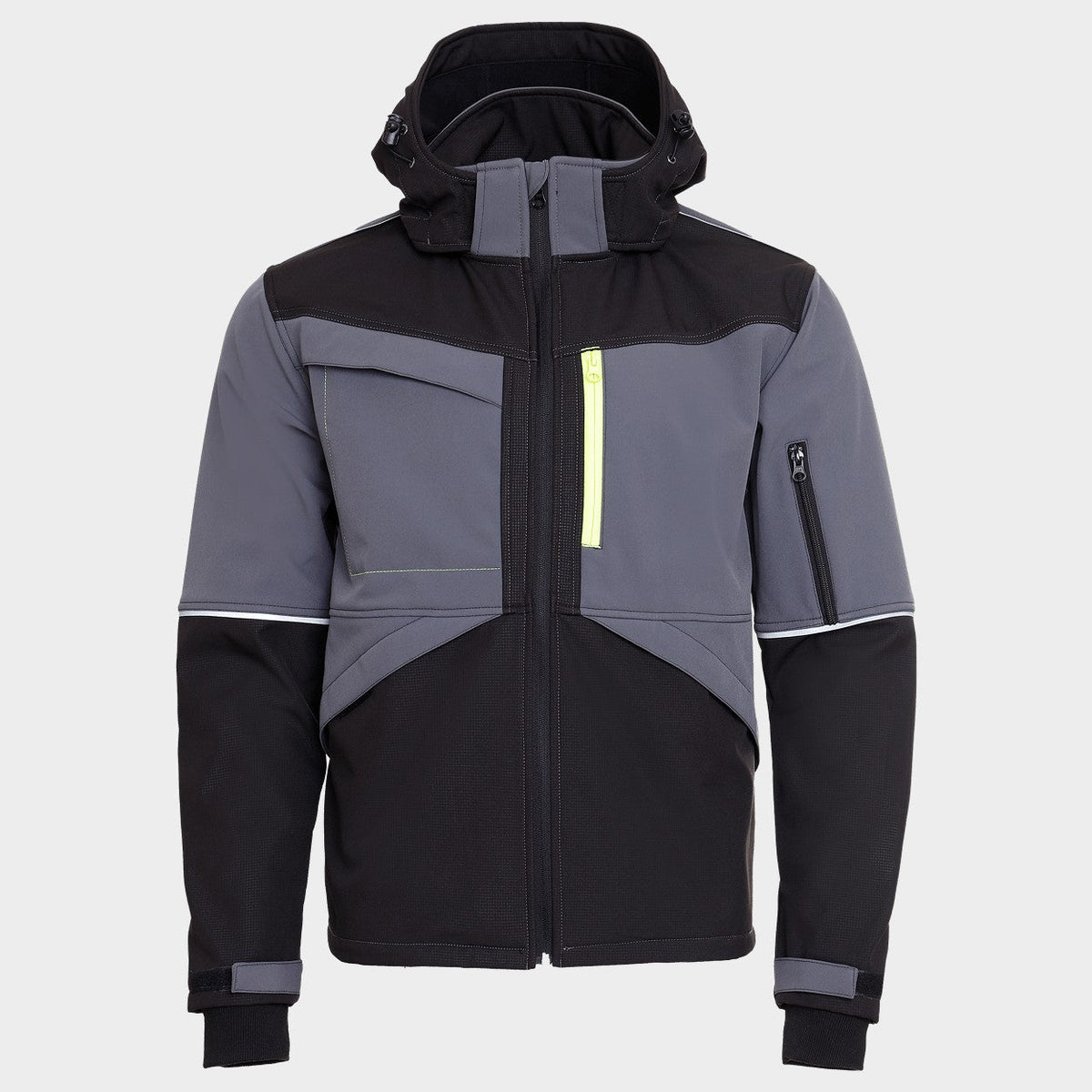 Jachetă softshell STENSO PRISMA SOFTSHELL 2.0 NEGRU/GRI