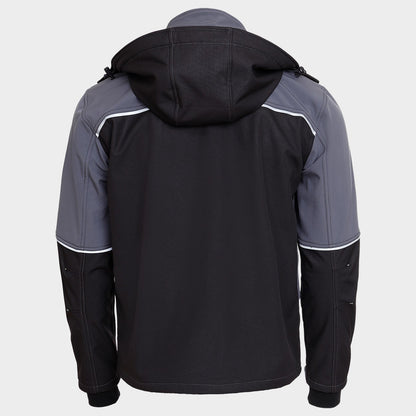 Jachetă softshell STENSO PRISMA SOFTSHELL 2.0 NEGRU/GRI