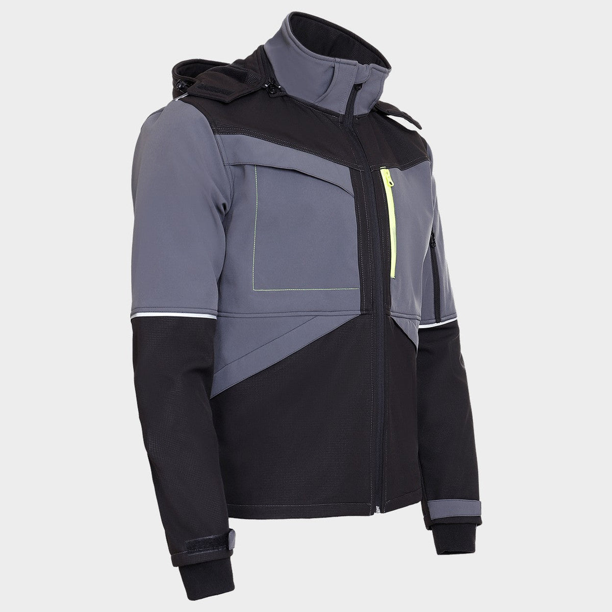 Jachetă softshell STENSO PRISMA SOFTSHELL 2.0 NEGRU/GRI