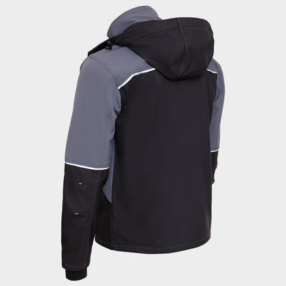 Jachetă softshell STENSO PRISMA SOFTSHELL 2.0 NEGRU/GRI