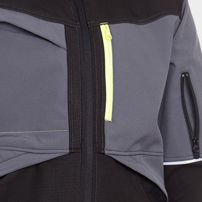 Jachetă softshell STENSO PRISMA SOFTSHELL 2.0 NEGRU/GRI