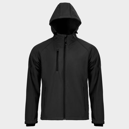 Jachetă softshell STENSO REEF NEGRU