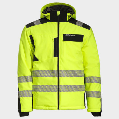 Jachetă softshell STENSO REVOLT HV WINTER YELLOW