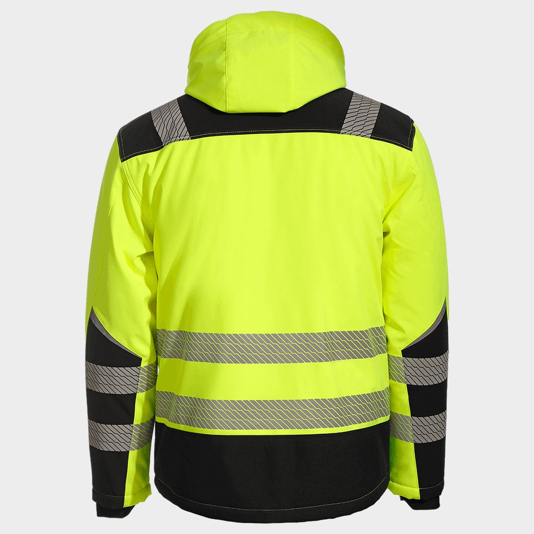 Jachetă softshell STENSO REVOLT HV WINTER YELLOW