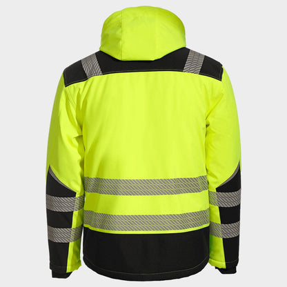 Jachetă softshell STENSO REVOLT HV WINTER YELLOW