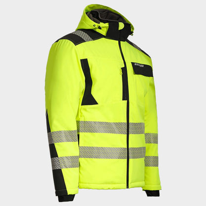 Jachetă softshell STENSO REVOLT HV WINTER YELLOW