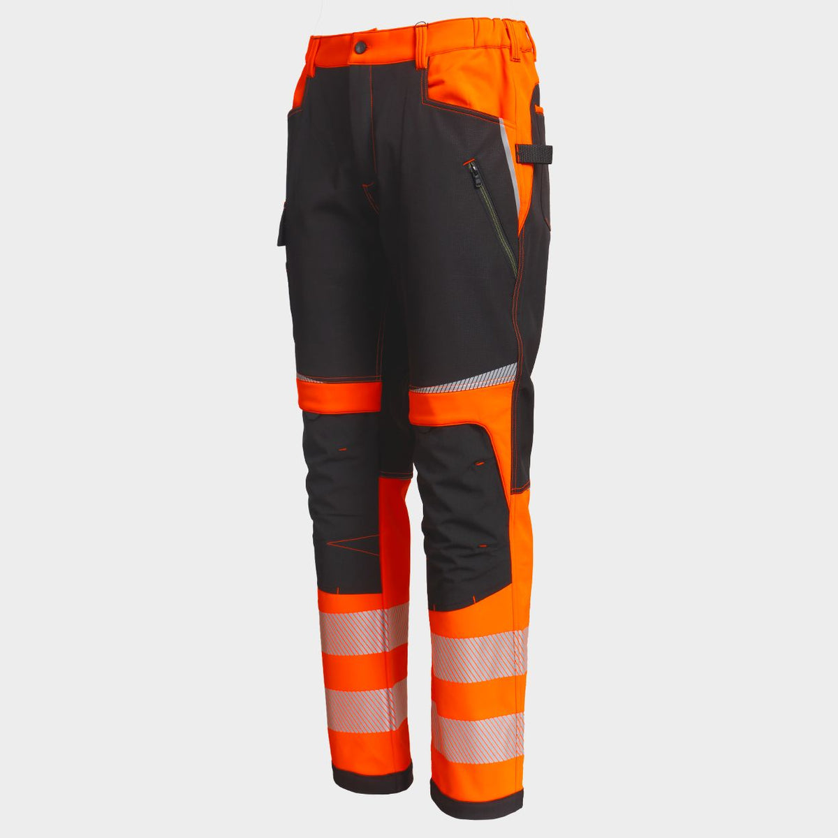 Pantaloni softshell STENSO PRISMA 2.0 HV ORANGE/BLACK
