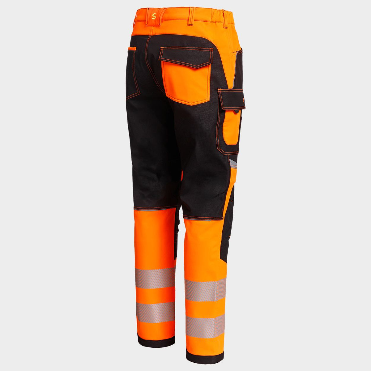 Pantaloni softshell STENSO PRISMA 2.0 HV ORANGE/BLACK
