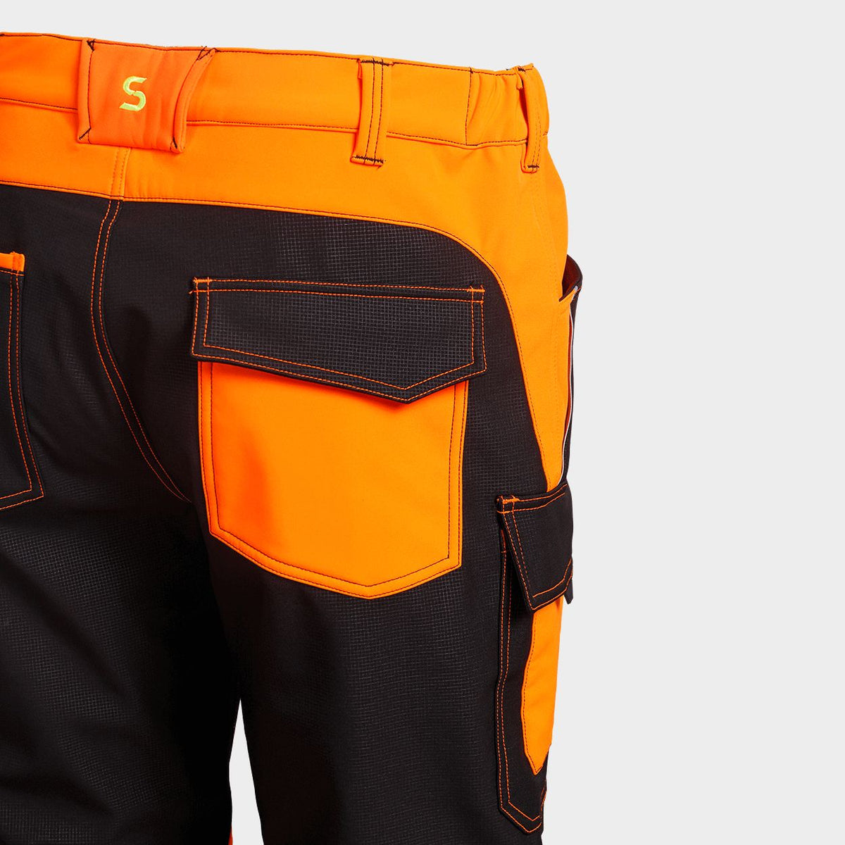 Pantaloni softshell STENSO PRISMA 2.0 HV ORANGE/BLACK