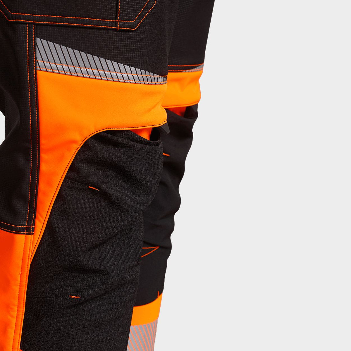 Pantaloni softshell STENSO PRISMA 2.0 HV ORANGE/BLACK
