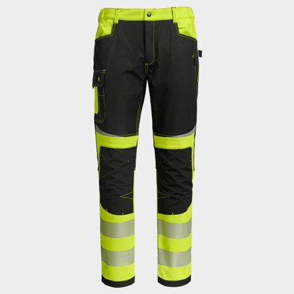 Pantaloni softshell STENSO PRISMA 2.0 HV YELLOW/BLACK