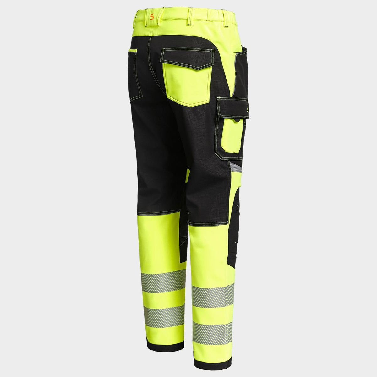 Pantaloni softshell STENSO PRISMA 2.0 HV YELLOW/BLACK