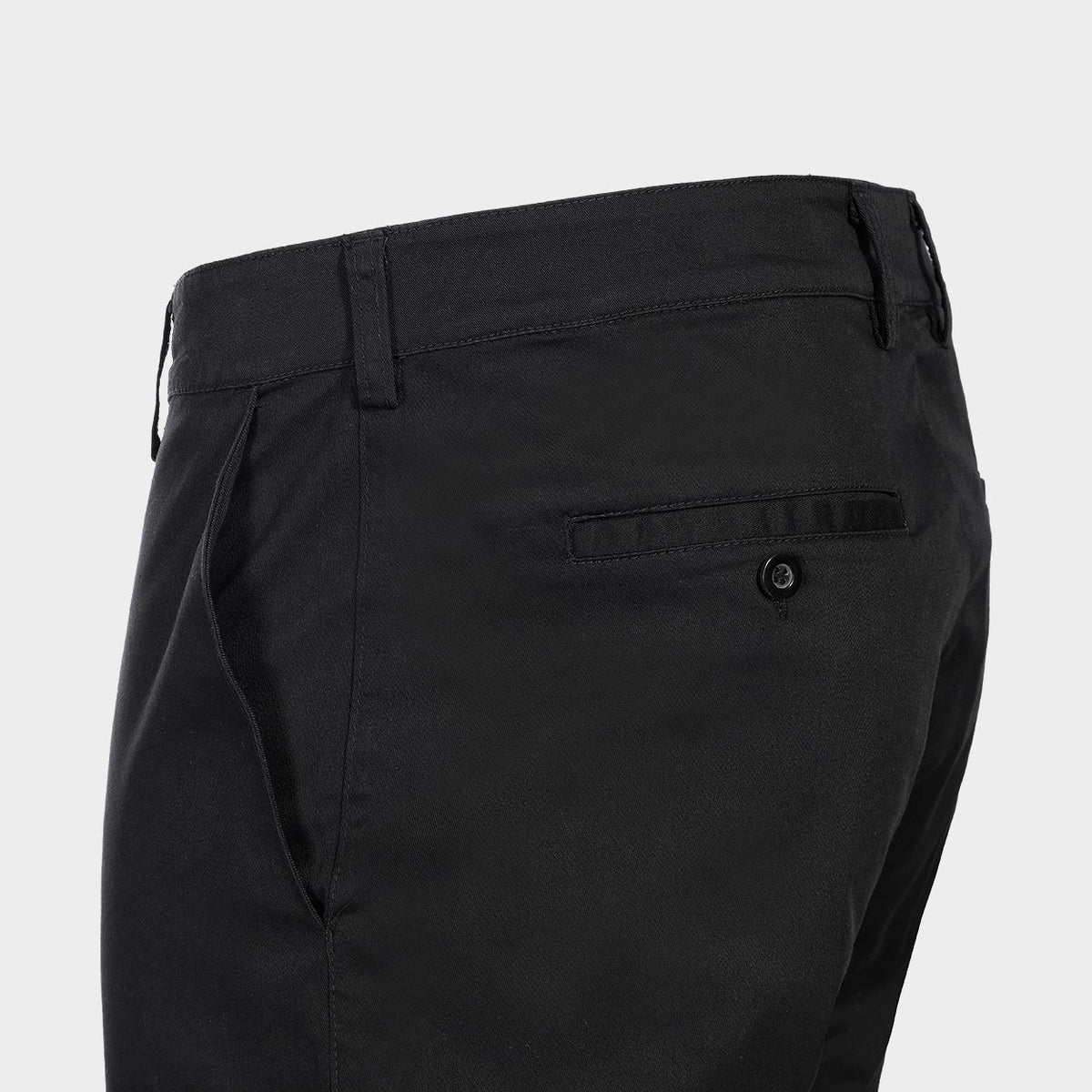 Pantaloni sport-eleganți STENSO CHINO LIGHT BLACK