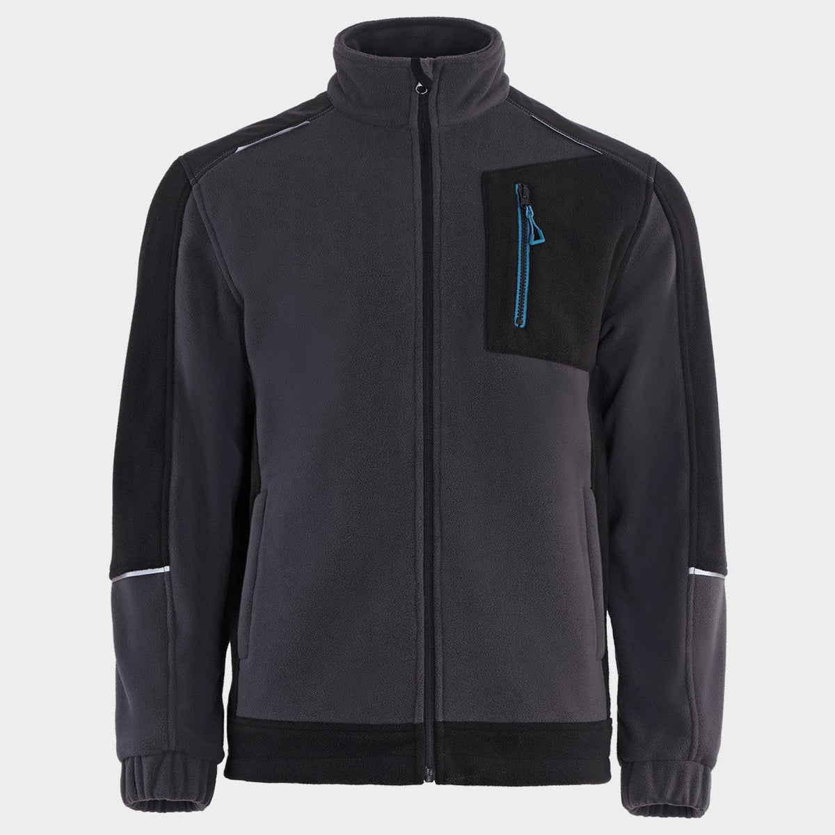Hanorac STENSO REVOLT FLEECE GRI/NEGRU/PETROL