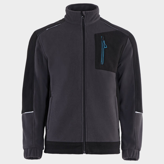 Hanorac STENSO REVOLT FLEECE GRI/NEGRU/PETROL