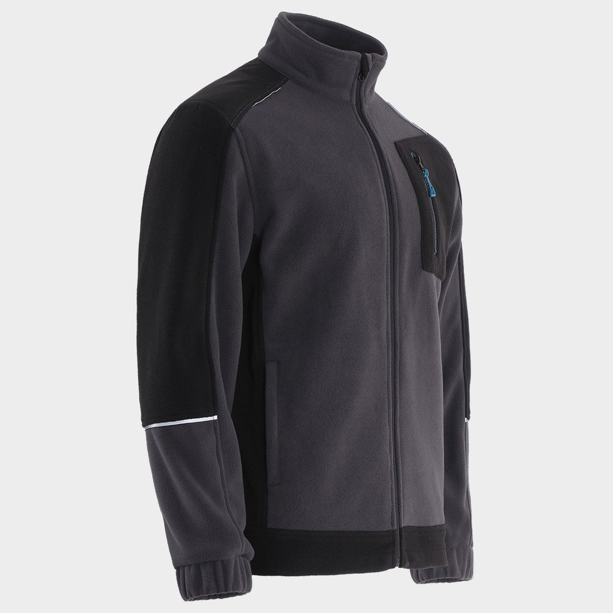 Hanorac STENSO REVOLT FLEECE GRI/NEGRU/PETROL