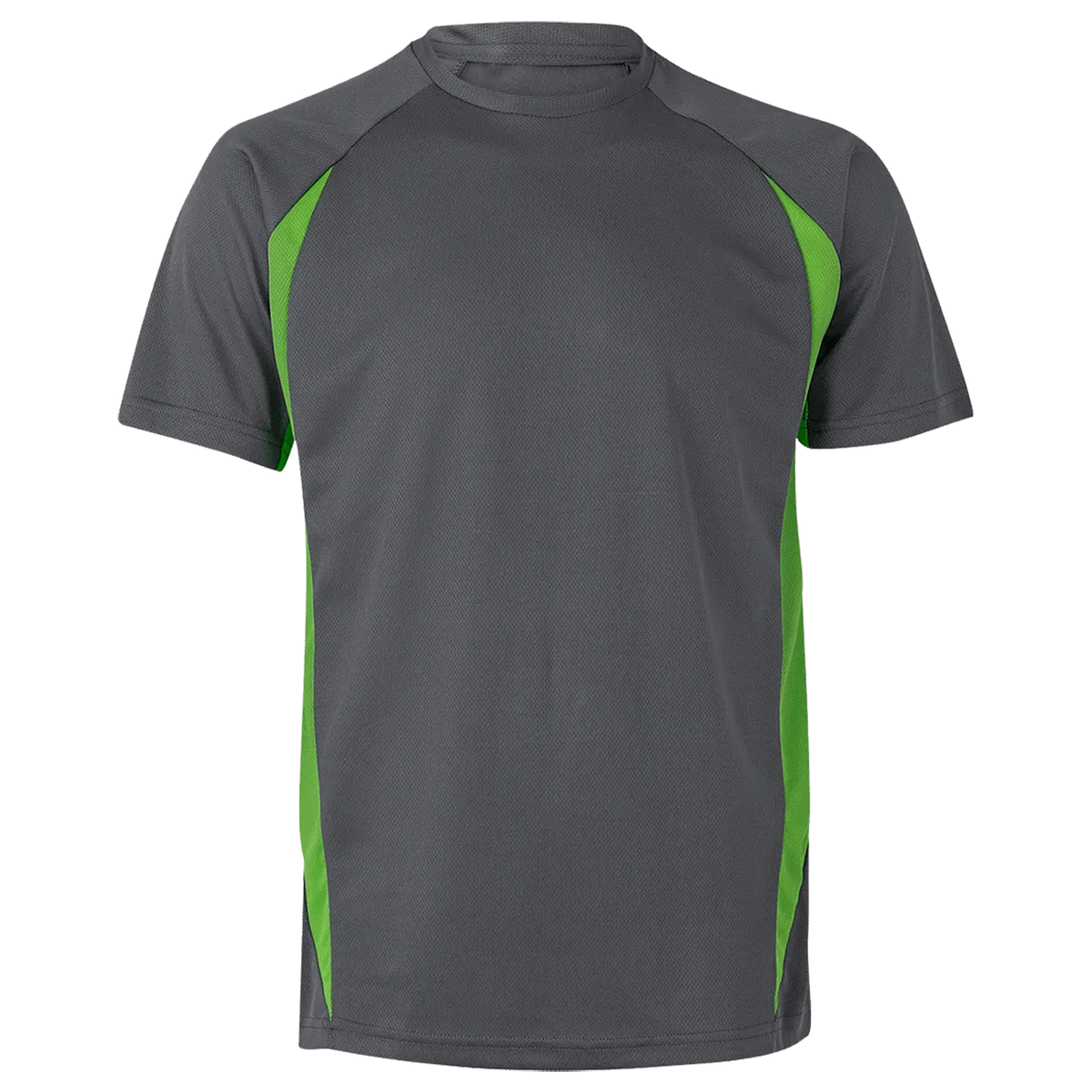 Tricou VELILLA GRI/VERDE