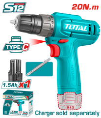 TOTAL - MASINA DE GAURIT CU ACUMULATOR 12V-1.5AH/LED LI-ION