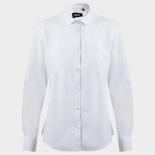 Cămașă cu mânecă lungă de damă VELILLA WHITE
