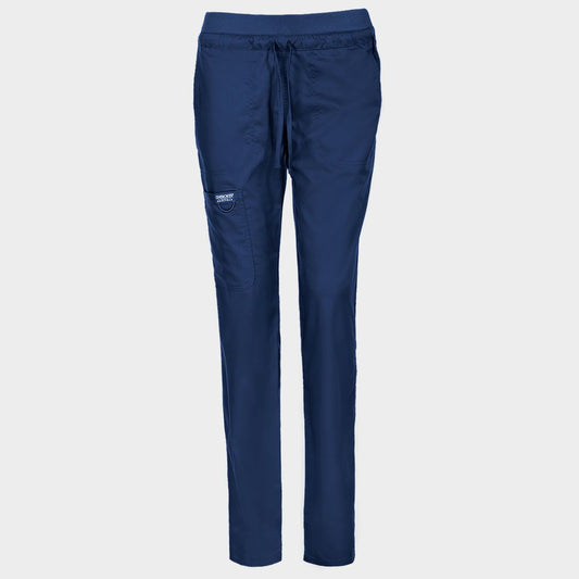 Pantaloni medicali de damă CHEROKEE MR TAPERED ALBASTRU ÎNCHIS WWE105