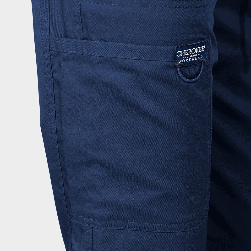 Pantaloni medicali de damă CHEROKEE MR TAPERED ALBASTRU ÎNCHIS WWE105