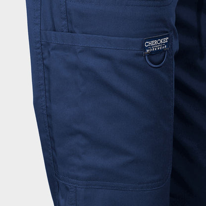 Pantaloni medicali de damă CHEROKEE MR TAPERED ALBASTRU ÎNCHIS WWE105