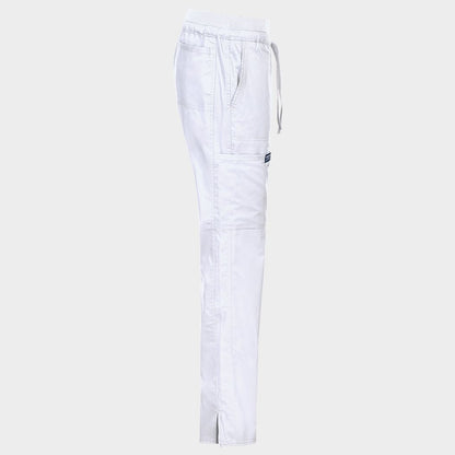 Pantaloni medicali de damă CHEROKEE MR TAPERED ALB WWE105
