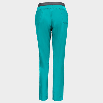 Pantaloni medicali pentru femei CHEROKEE SLIM PETROL DESCHIS CKE1124A