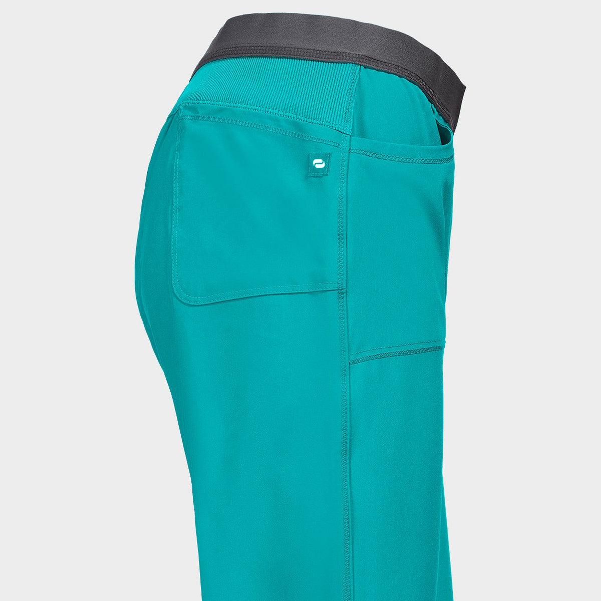 Pantaloni medicali pentru femei CHEROKEE SLIM PETROL DESCHIS CKE1124A