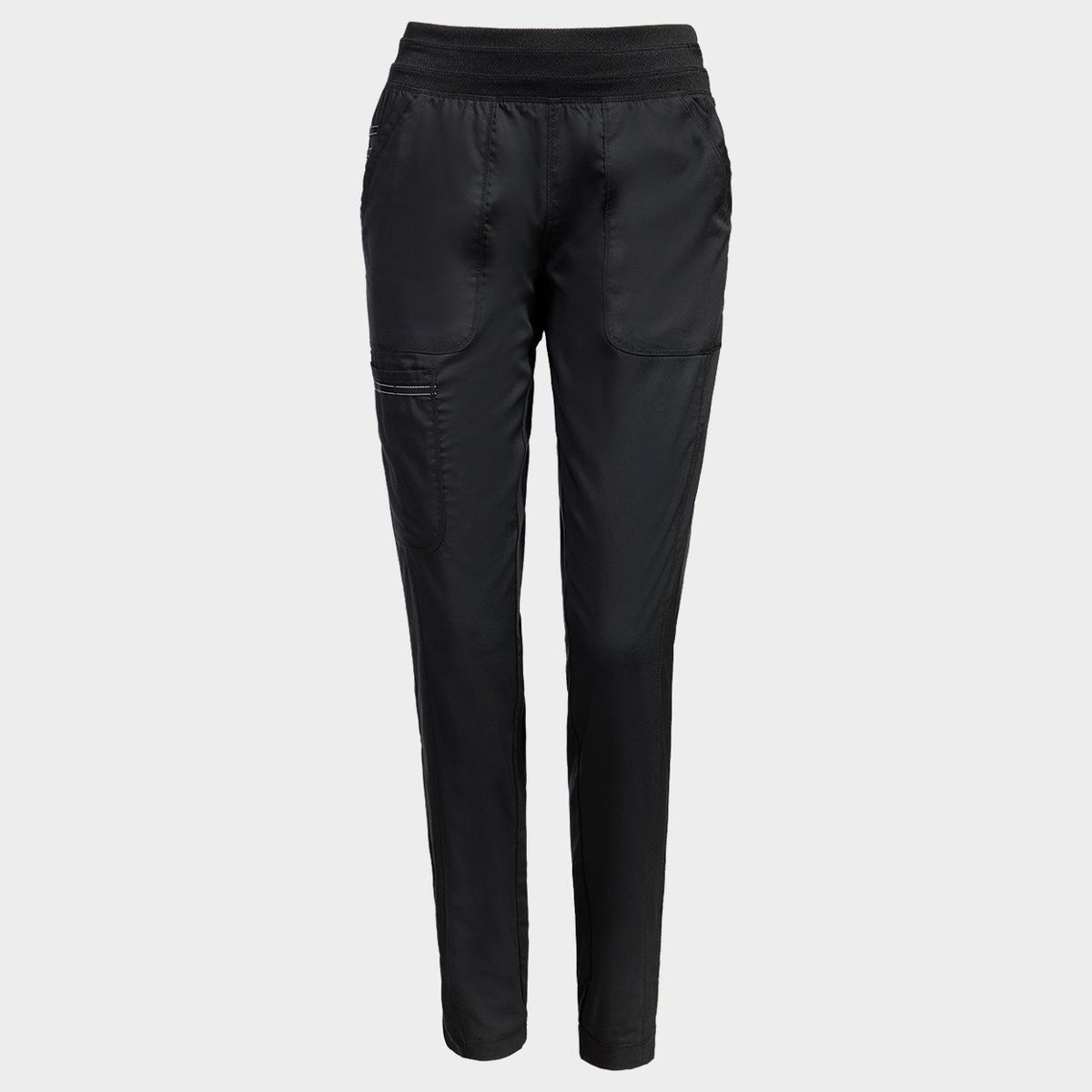 Pantaloni medicali pentru femei CHEROKEE R JOGGER NEGRU WWE011