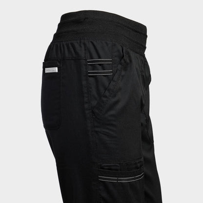Pantaloni medicali pentru femei CHEROKEE R JOGGER NEGRU WWE011