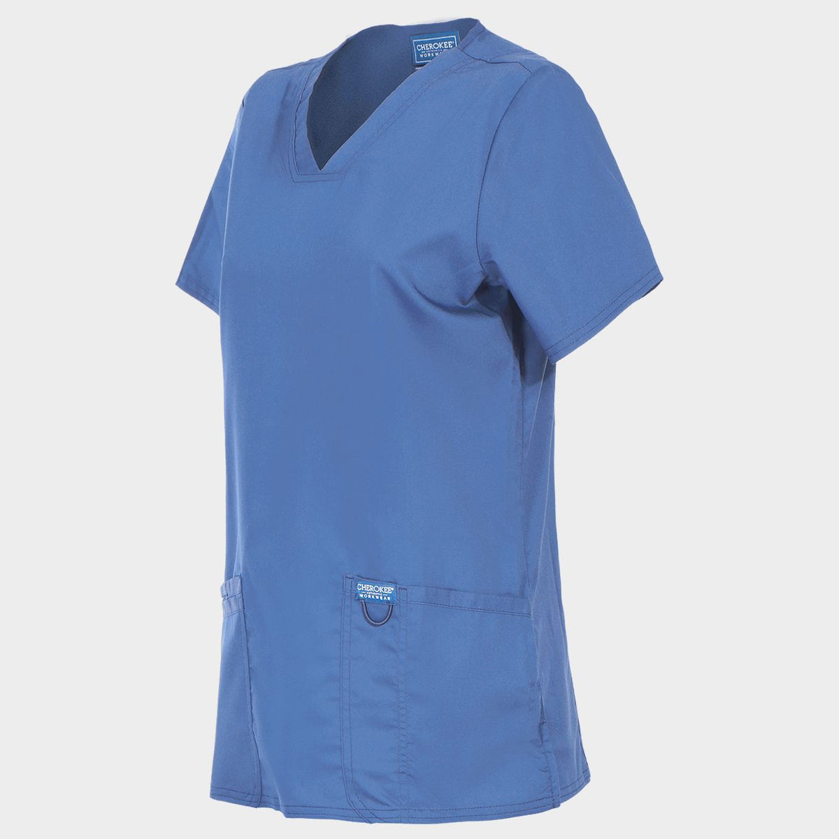 Tunică medicală de damă CHEROKEE V-NECK ALBASTRU DESCHIS WWE620