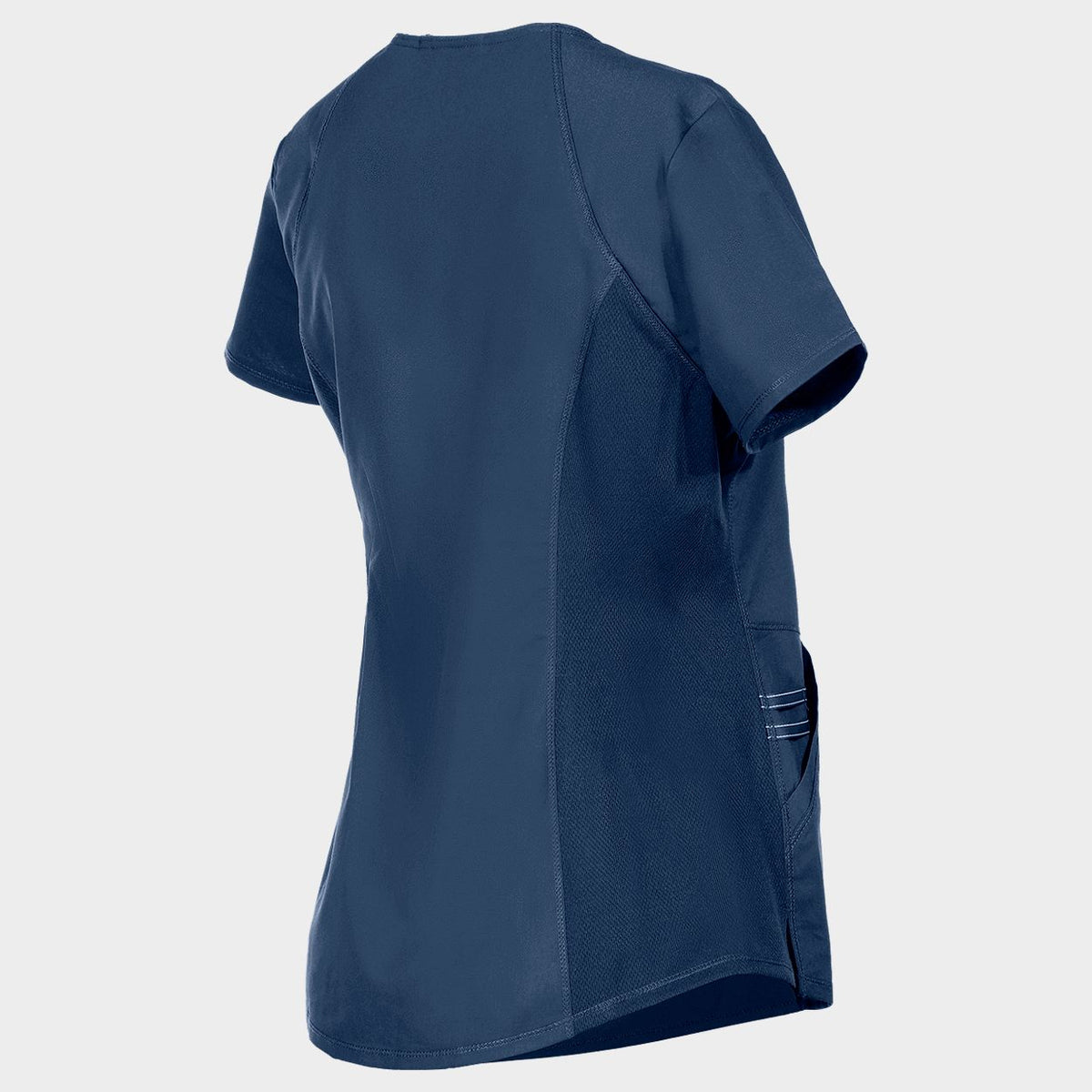 Tunică medicală de bărbat CHEROKEE V-NECK ALBASTRU ÎNCHIS WWE601