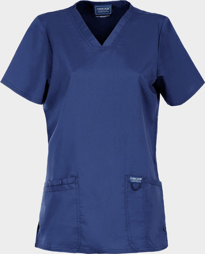 Tunică medicală de damă CHEROKEE V-NECK ALBASTRU ÎNCHIS WWE620