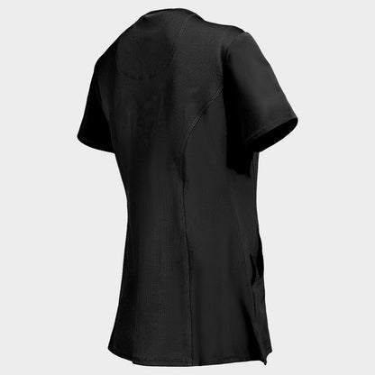 Tunică medicală pentru femei CHEROKEE WRAP NEGRU CKE2625A
