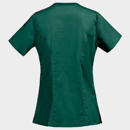 Tunică medicală pentru femei CHEROKEE WRAP NEGRU WWE4728