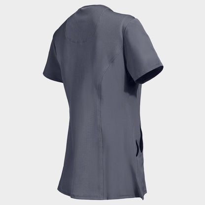 Tunică medicală pentru femei CHEROKEE WRAP GRI CKE2625A