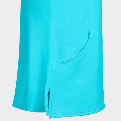 Tunică medicală pentru femei CHEROKEE WRAP TURQUOISE CKE2625A