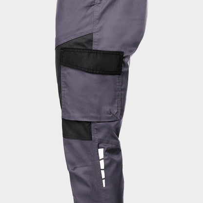 Salopetă de lucru STENSO EOS STRETCH LIGHT GREY/DARK GREY