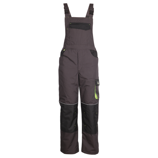 Salopetă de lucru STENSO KASTOR T/C WINTER GREY/BLACK/GREEN
