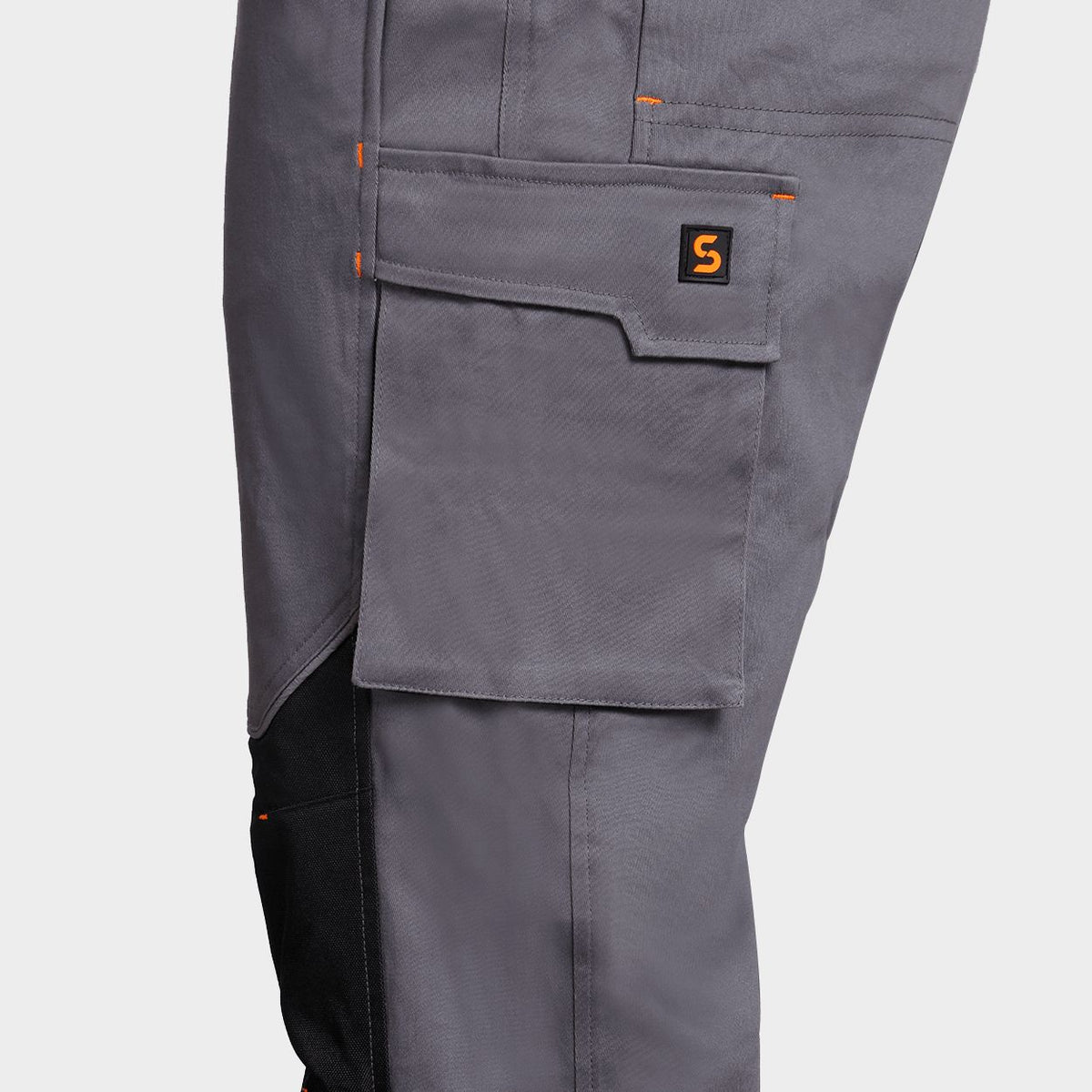 Salopetă de lucru STENSO MELBOURNE STRETCH GREY/BLACK