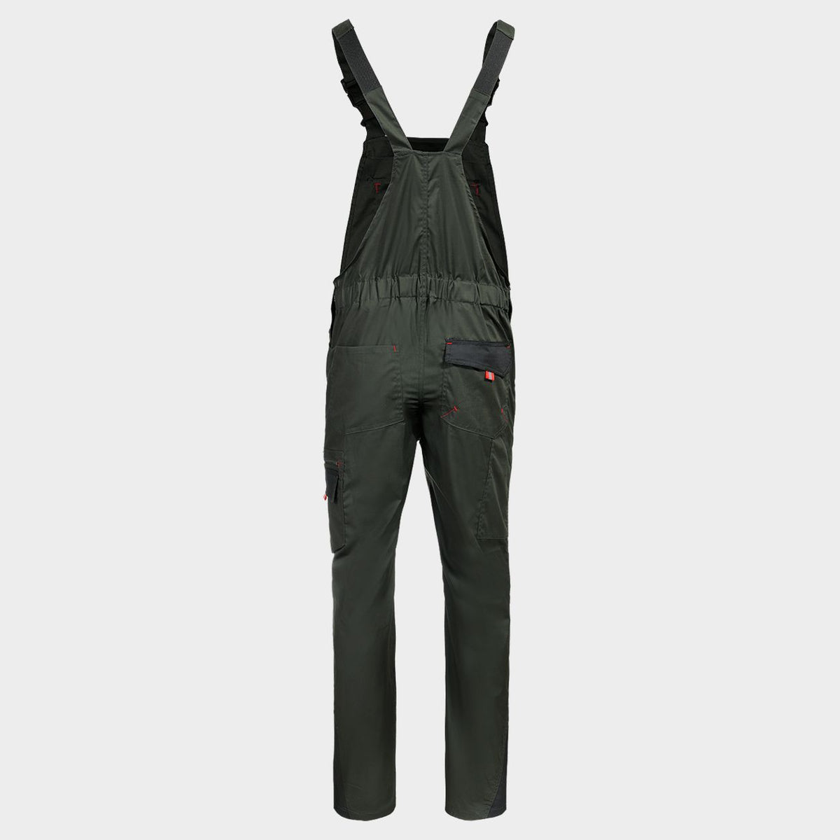 Pantaloni de salopete STENSO PRISMA LIGHT STRETCH KAKI/NEGRU
