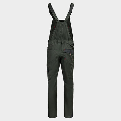Pantaloni de salopete STENSO PRISMA LIGHT STRETCH KAKI/NEGRU