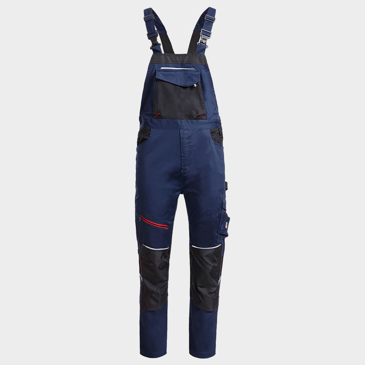 Salopetă de lucru STENSO REVOLT 4STRETCH DARK BLUE/BLACK/RED