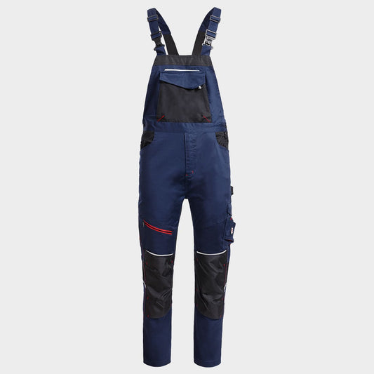 Salopetă de lucru STENSO REVOLT 4STRETCH DARK BLUE/BLACK/RED