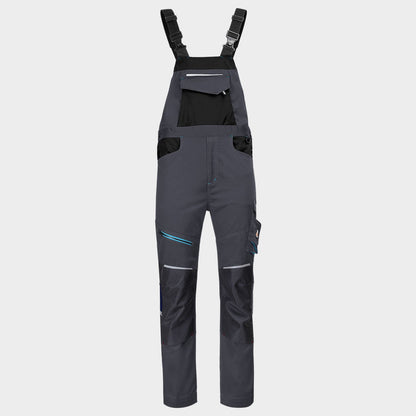 Salopetă de lucru STENSO REVOLT 4STRETCH GRI/NEGRU/PETROL