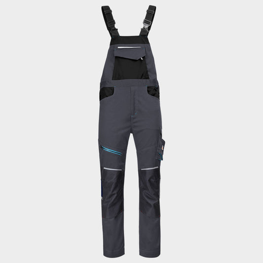 Salopetă de lucru STENSO REVOLT 4STRETCH GRI/NEGRU/PETROL