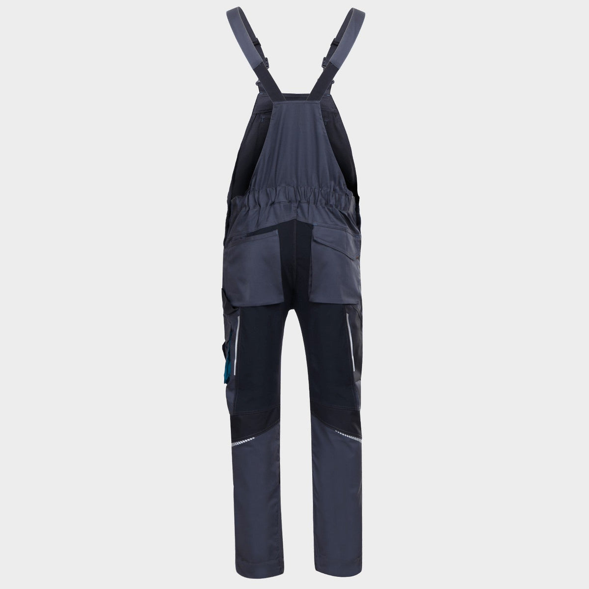 Salopetă de lucru STENSO REVOLT 4STRETCH GRI/NEGRU/PETROL
