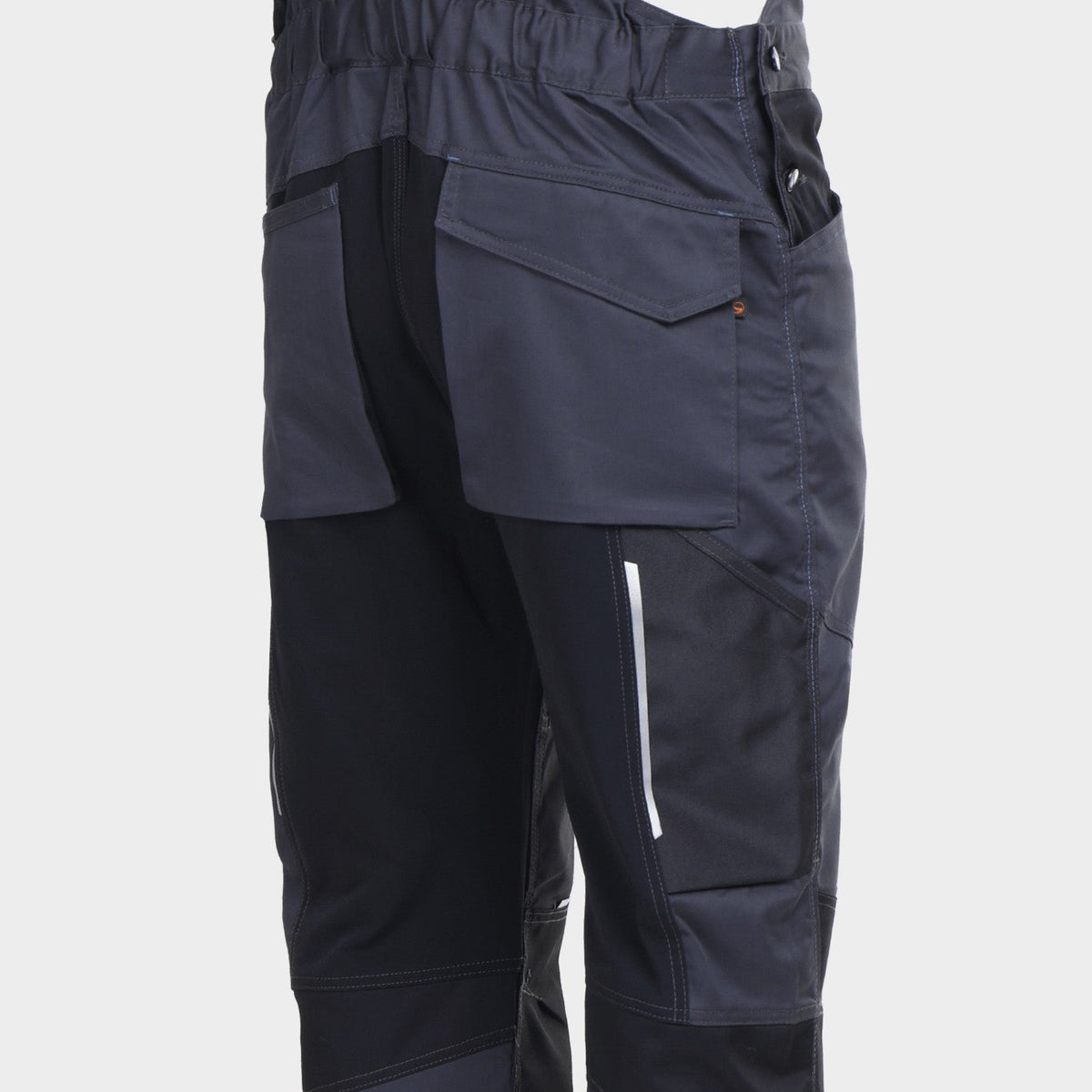 Salopetă de lucru STENSO REVOLT 4STRETCH GRI/NEGRU/PETROL