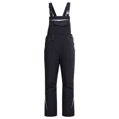Salopetă de lucru STENSO REVOLT SOFTSHELL WINTER NEGRU